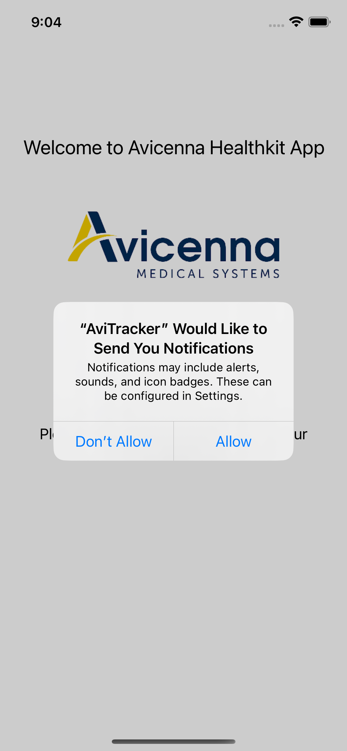 Notification permission prompt for the daily reminder