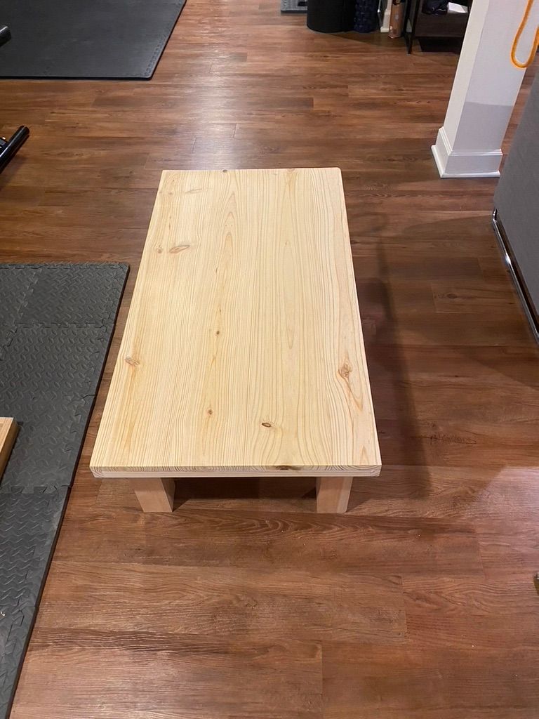 The finished second table