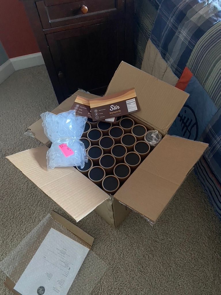 Initial inventory of one hundred canisters